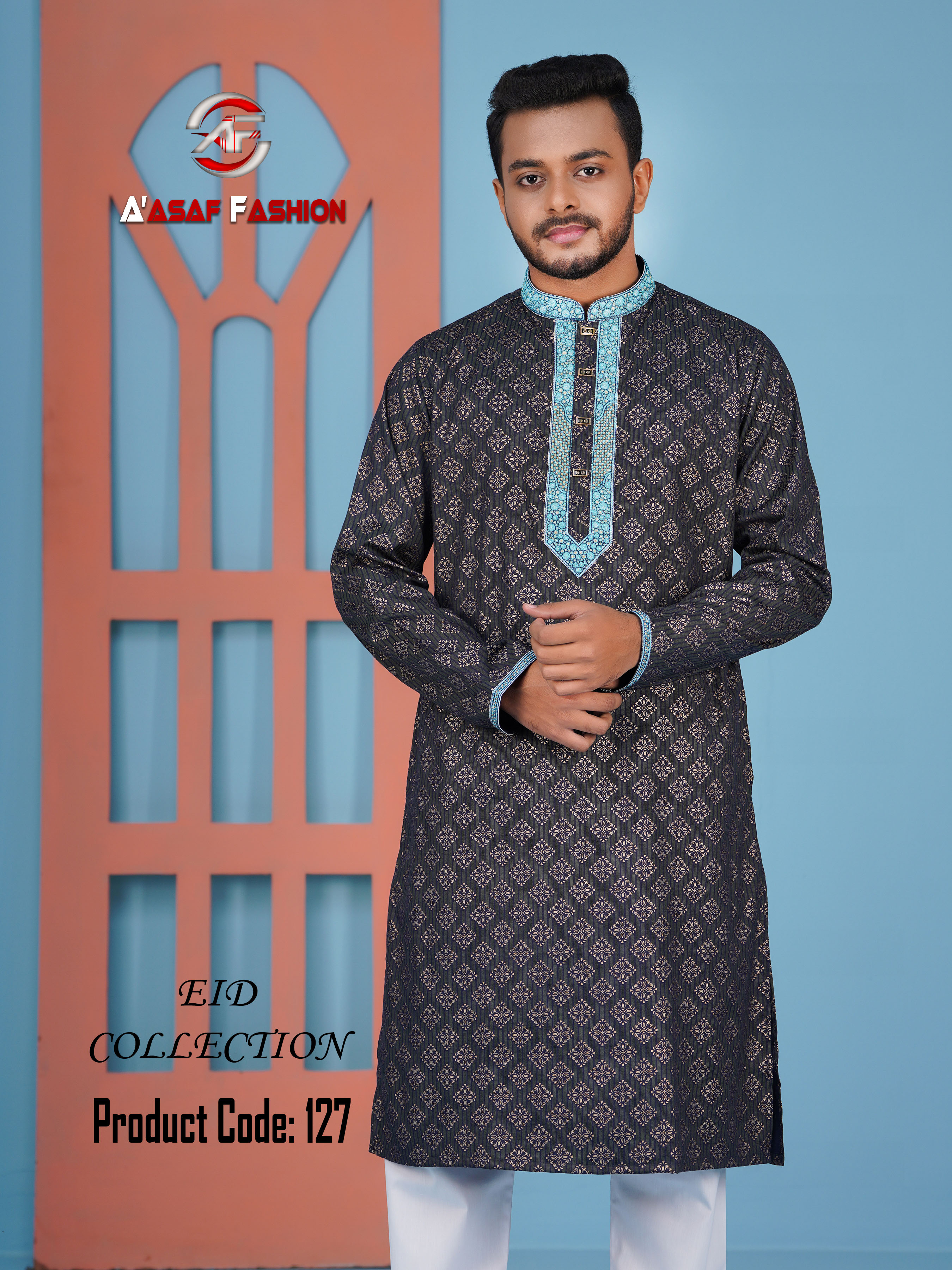 Premium Print Panjabi (CODE-127)